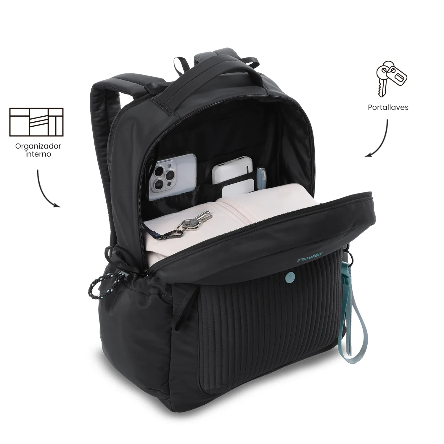 MORRAL TOTTO PRAGA PORTA PC 14" - NEGRO - Imagen 6