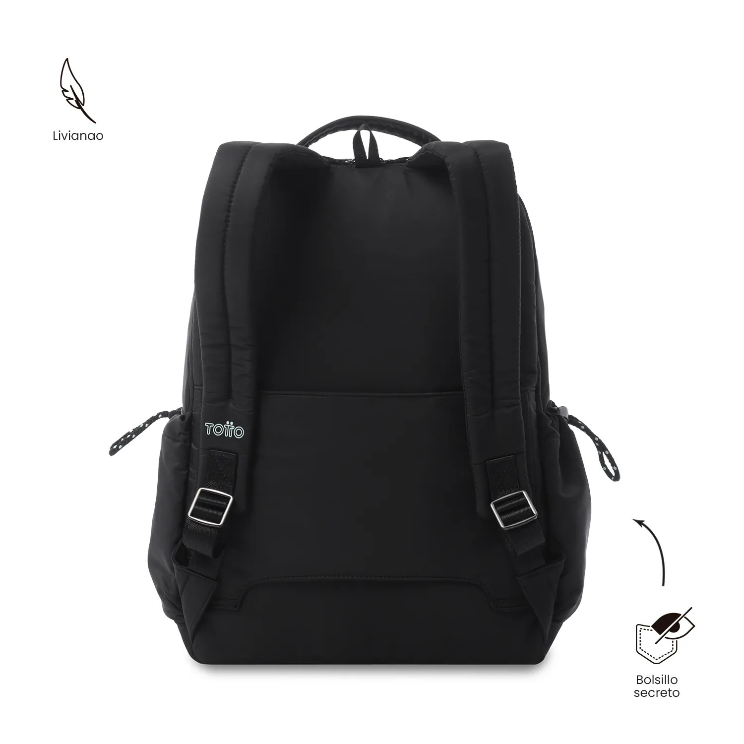 MORRAL TOTTO PRAGA PORTA PC 14" - NEGRO - Imagen 4