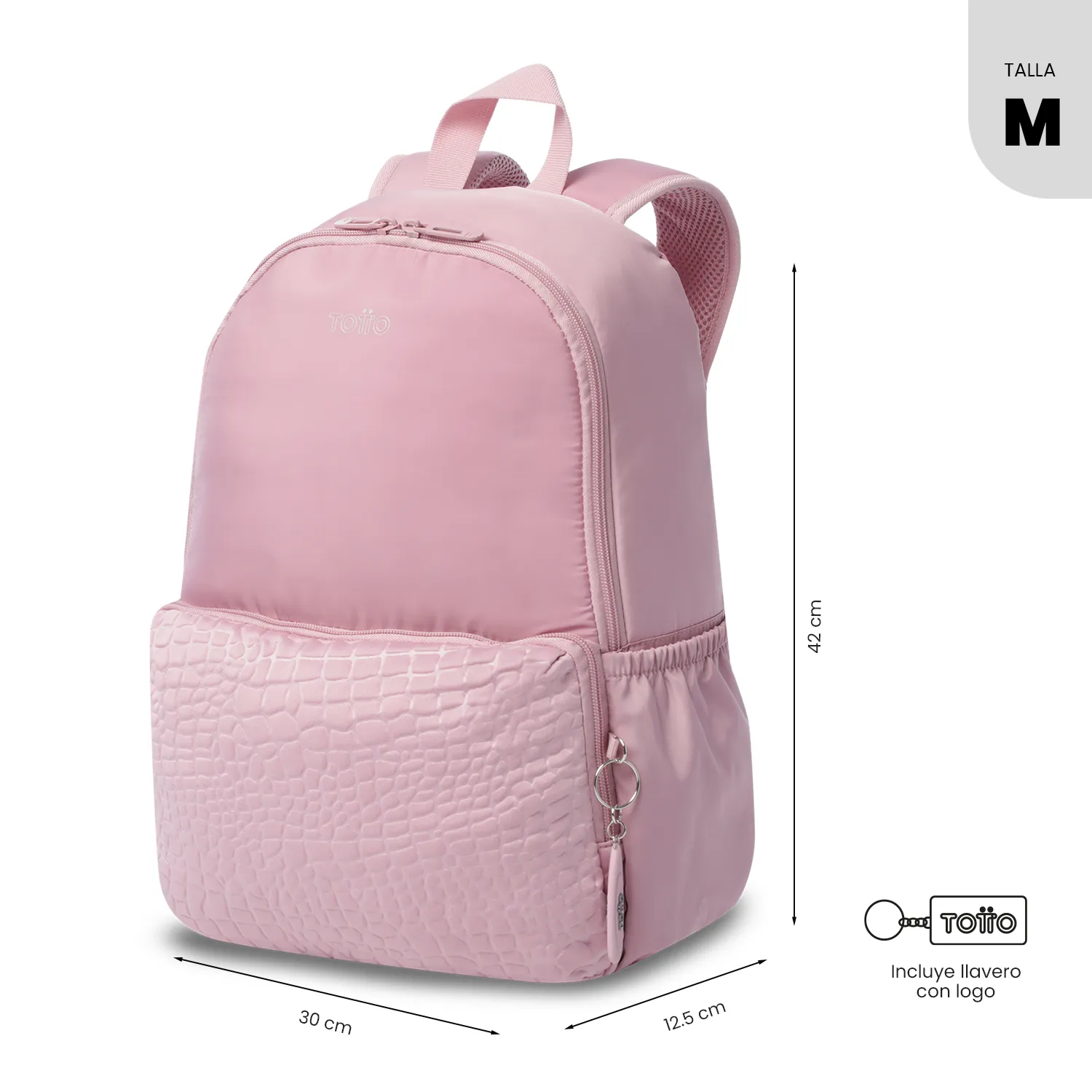 MORRAL TOTTO PALENCIA PORTA PC 13" - ROSADO - Imagen 3