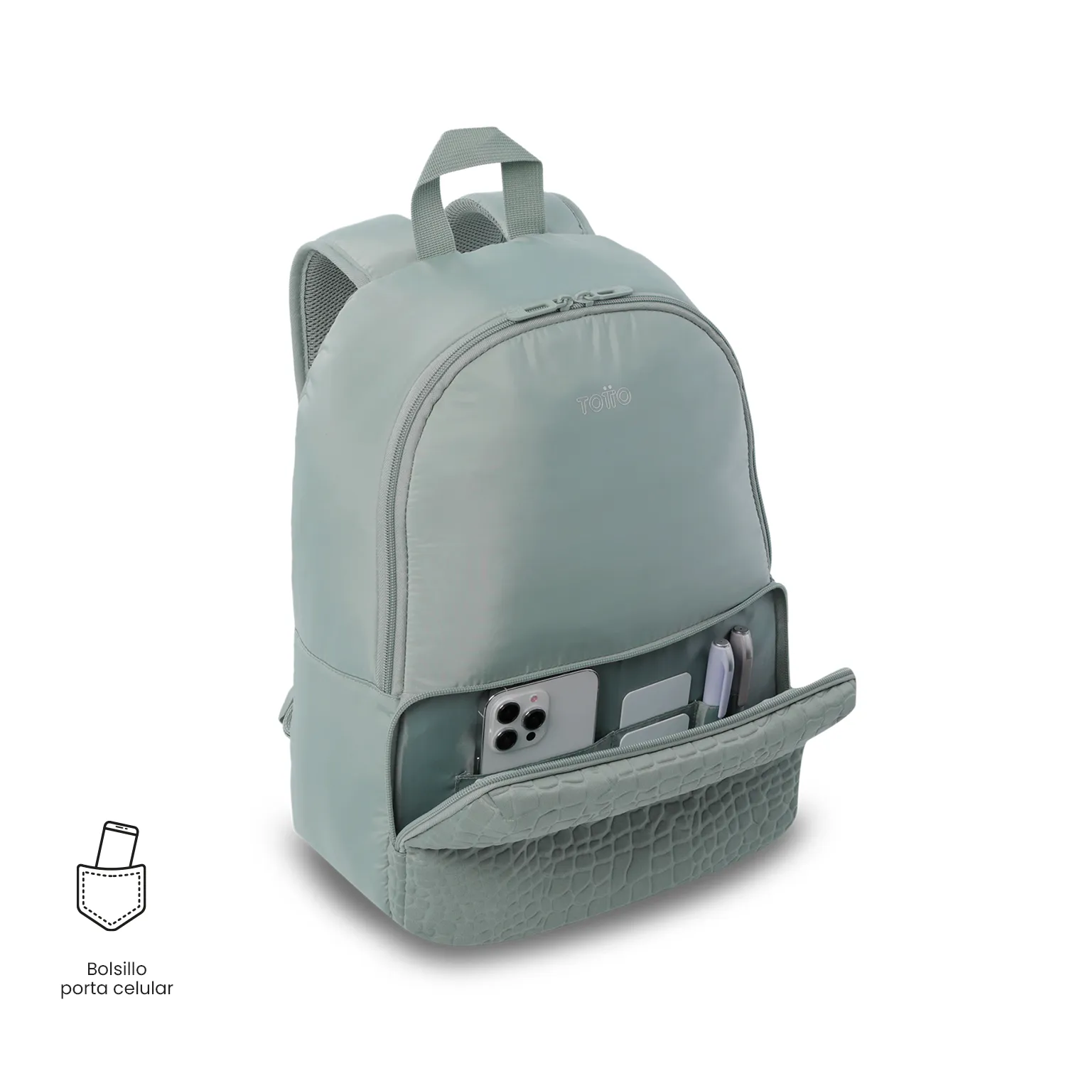 MORRAL TOTTO PALENCIA PORTA PC 13" - VERDE - Imagen 6