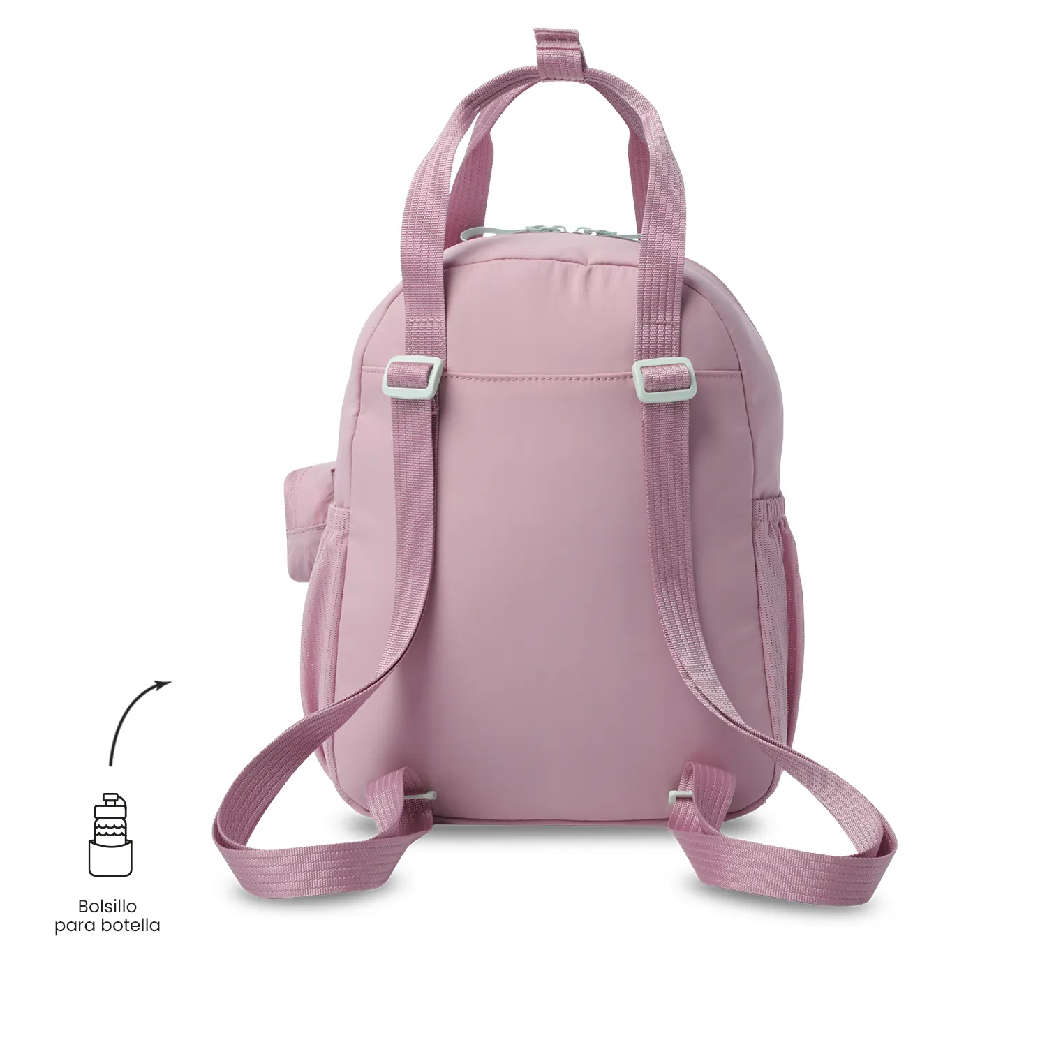 BOLSO MORRAL TOTTO SUZUKA PORTA TABLET 10" - ROSADO - Imagen 4