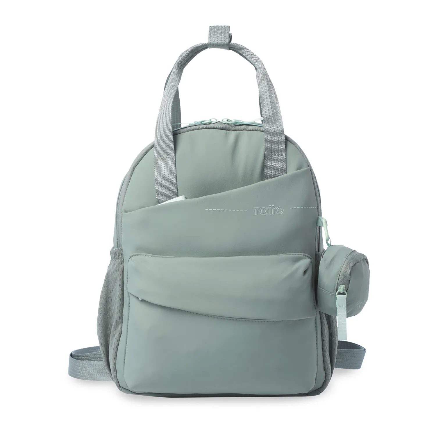 BOLSO MORRAL TOTTO SUZUKA PORTA TABLET 10" - VERDE