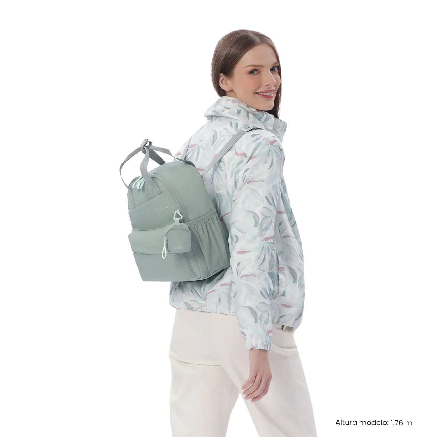 BOLSO MORRAL TOTTO SUZUKA PORTA TABLET 10" - VERDE - Imagen 2