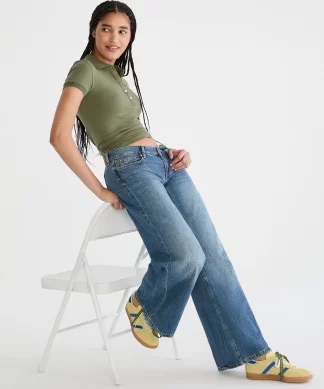 CAMISETA AEROPOSTALE MUJER - TIPO POLO