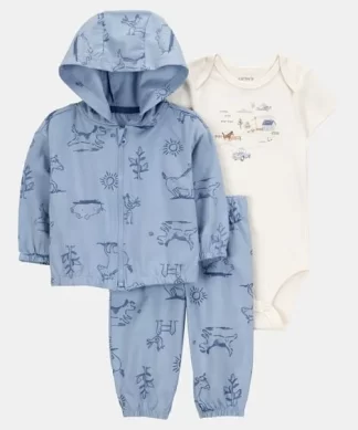 CONJUNTO CARTER'S BEBE NENE - SET 3 PIEZAS