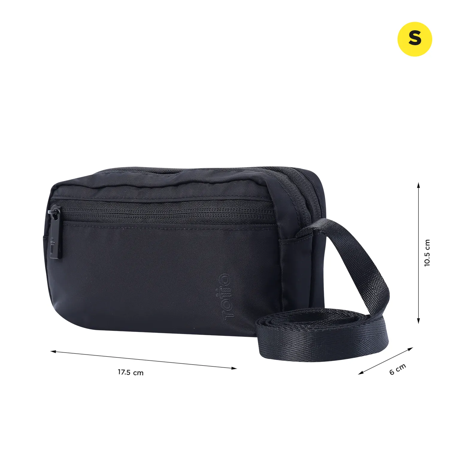 BOLSO TOTTO BOMBO CROSSBODY - NEGRO - Imagen 3