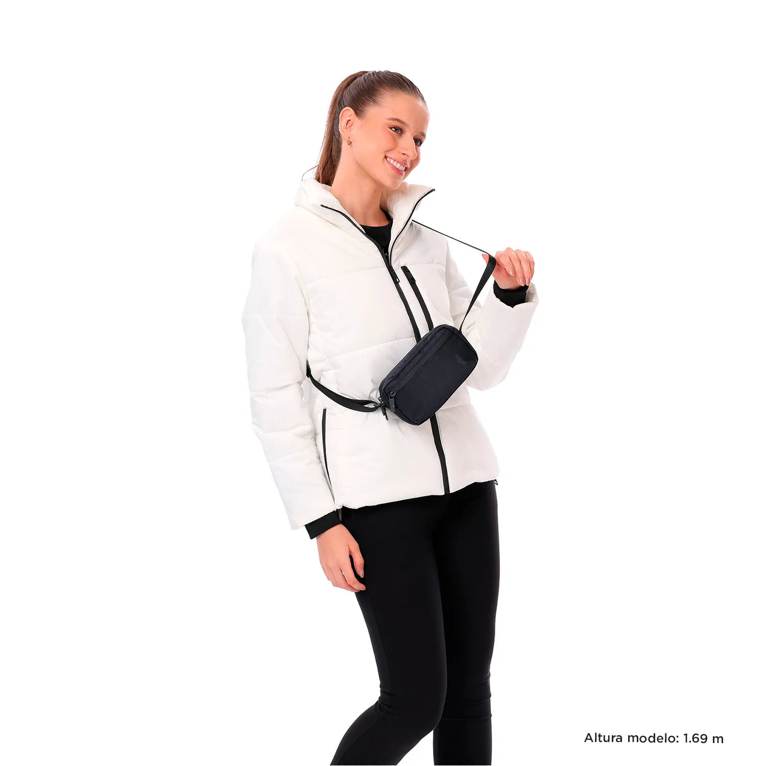 BOLSO TOTTO BOMBO CROSSBODY - NEGRO - Imagen 2