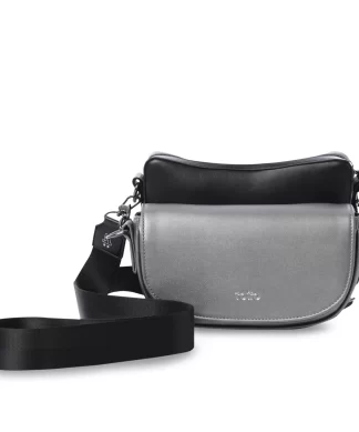 BOLSO TOTTO STYLE 2 EN 1 CROSSBODY - NEGRO GRIS