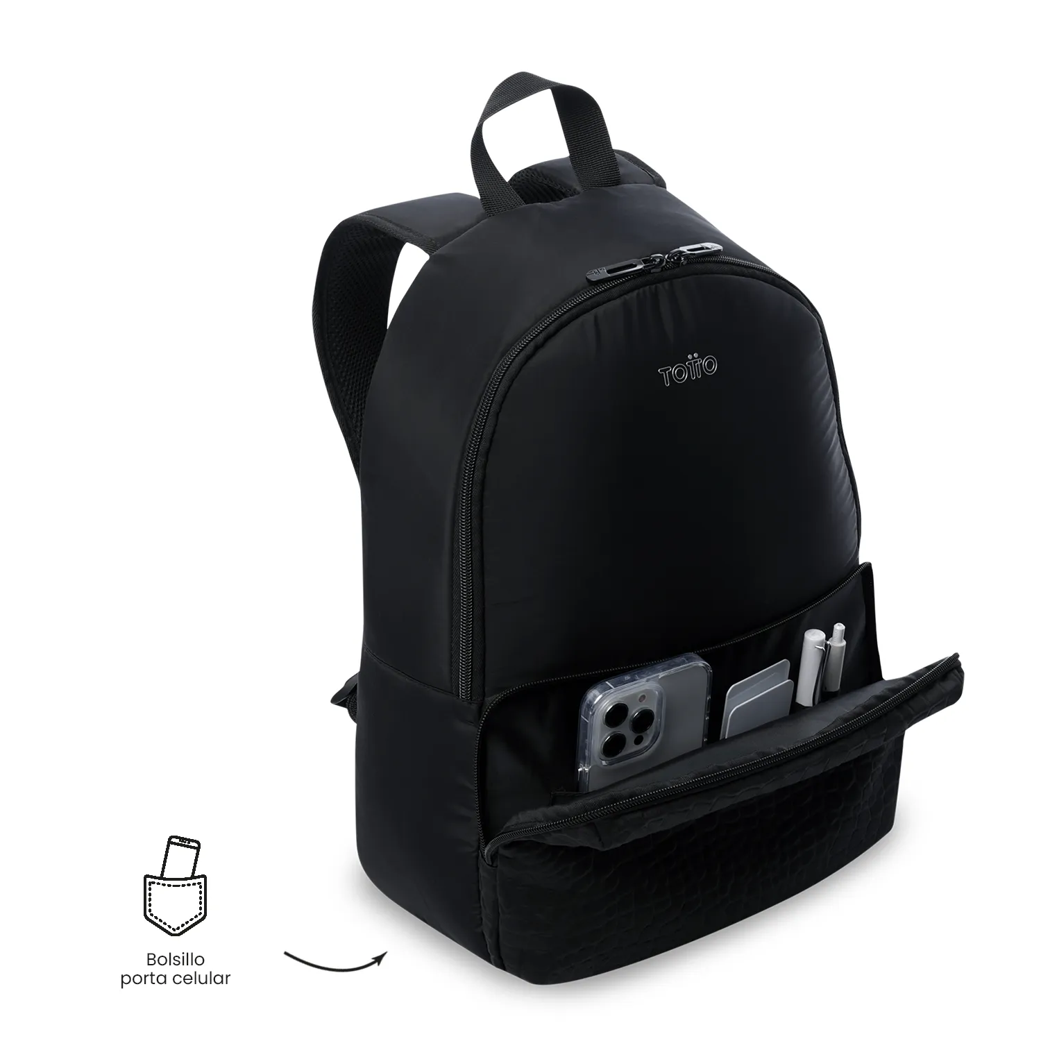 MORRAL TOTTO PALENCIA PORTA PC 13" - NEGRO - Imagen 6