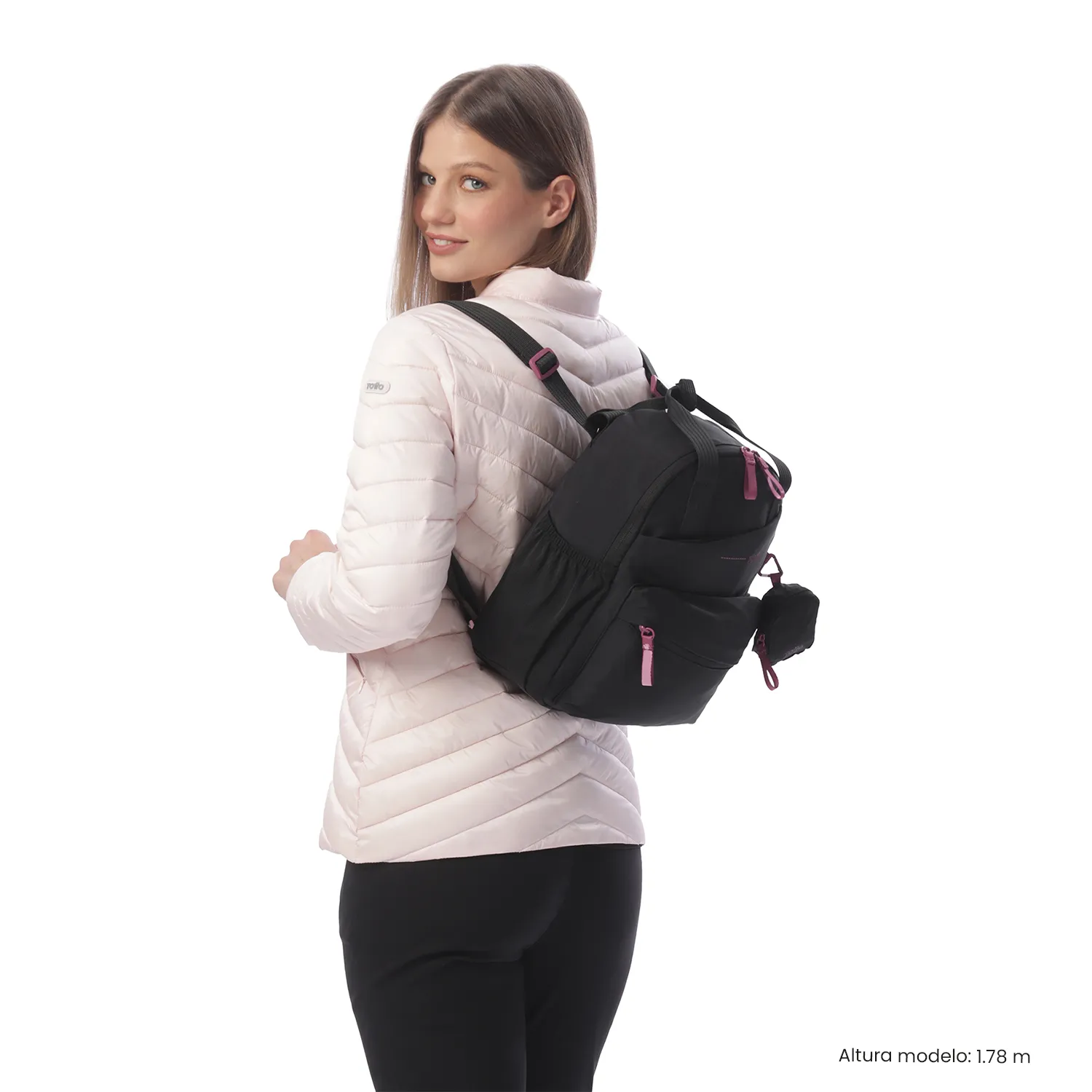 BOLSO MORRAL TOTTO SUZUKA PORTA TABLET 10" - NEGRO - Imagen 2