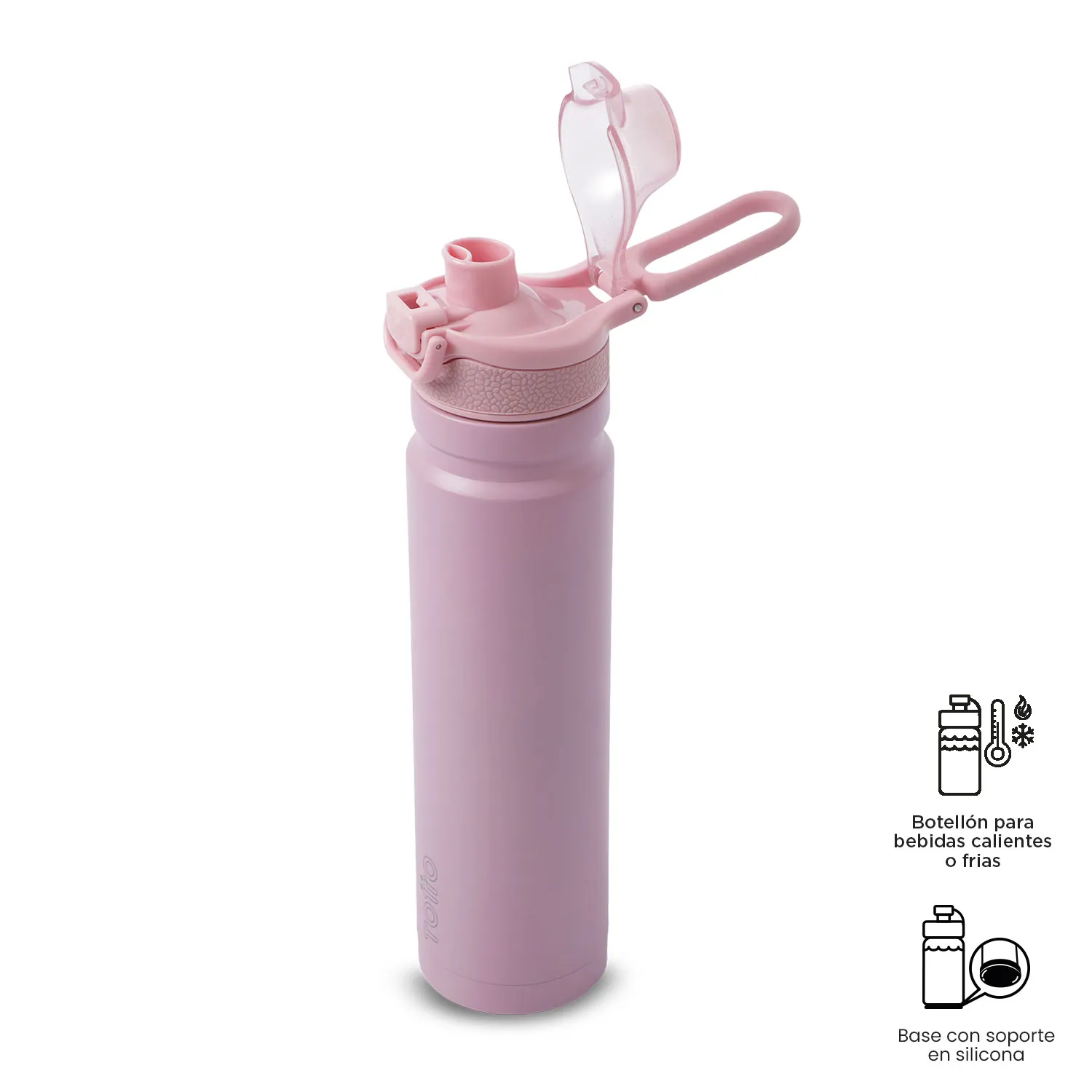 TERMO TOTTO FLUX 750 ML - ROSADO - Imagen 2