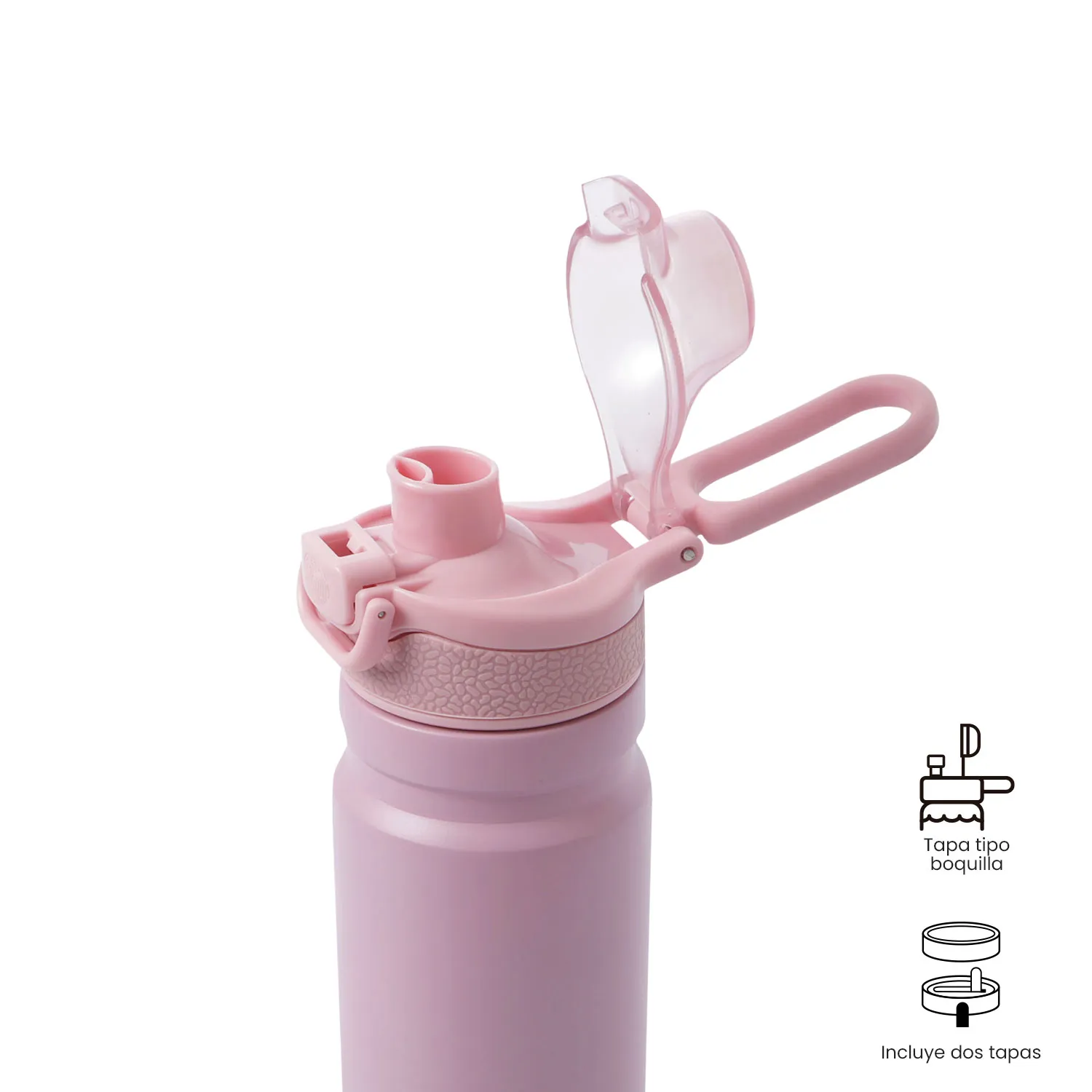 TERMO TOTTO FLUX 750 ML - ROSADO - Imagen 3