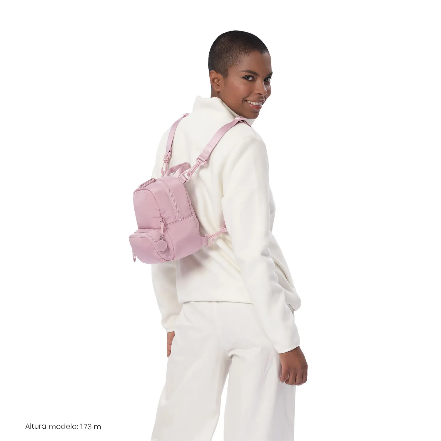 BOLSO MORRAL TOTTO YUEN 2.0 3 EN 1 - ROSADO - Imagen 2