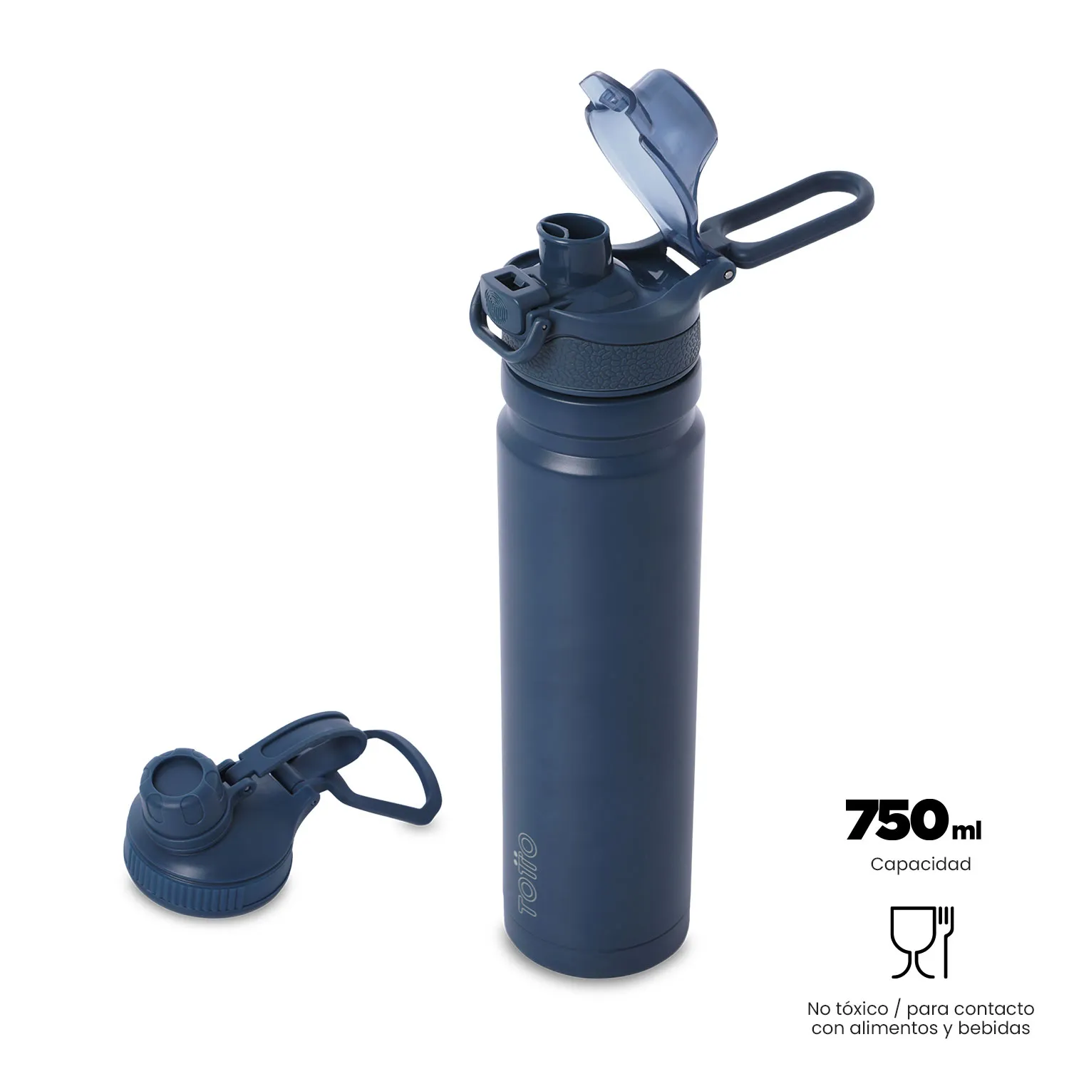 TERMO TOTTO FLUX 750 ML - AZUL - Imagen 4