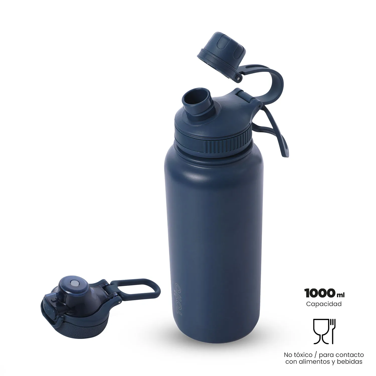 TERMO TOTTO FLUX 1000 ML - AZUL - Imagen 2