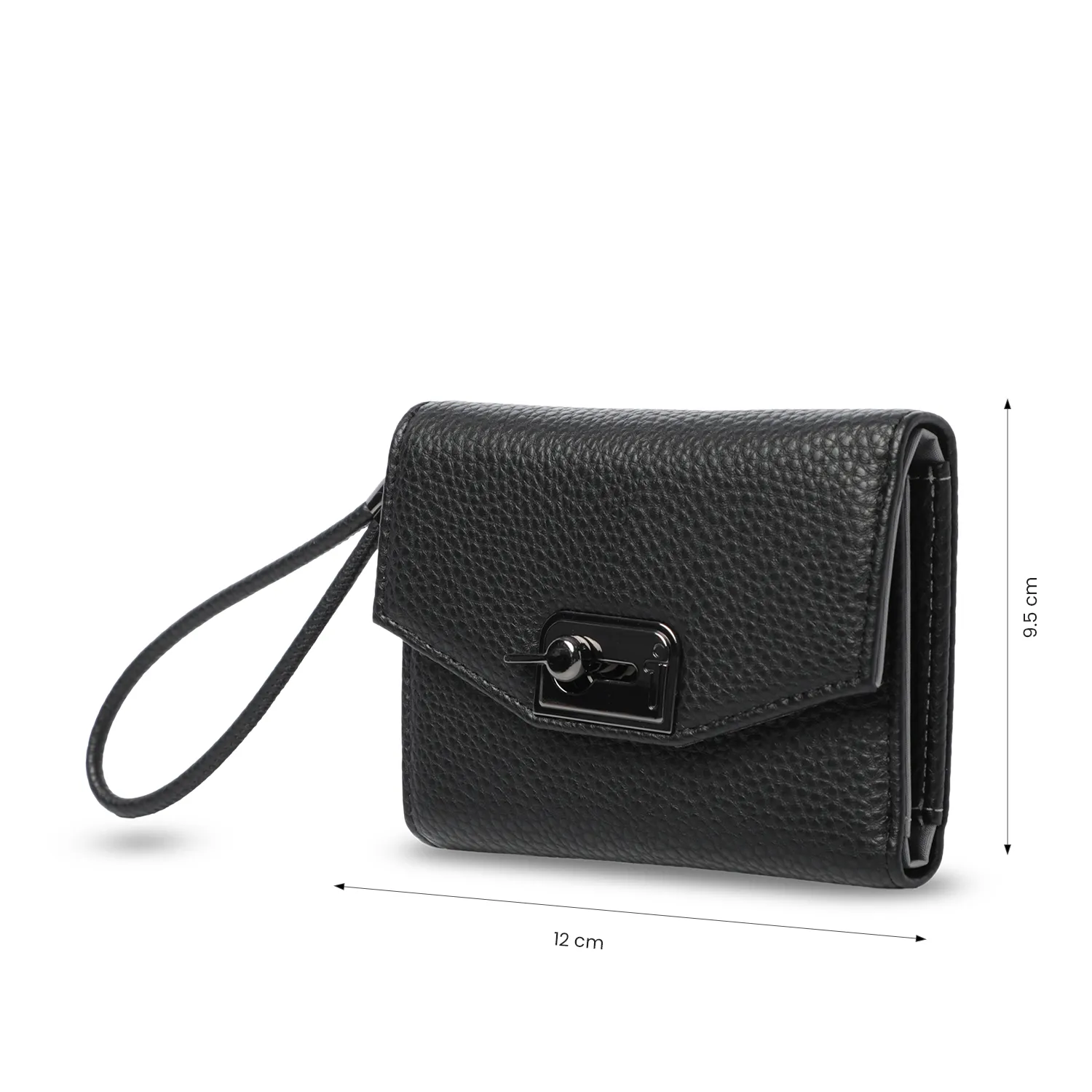 BILLETERA TOTTO SMOOTH PEQUEÑA - NEGRO - Imagen 2