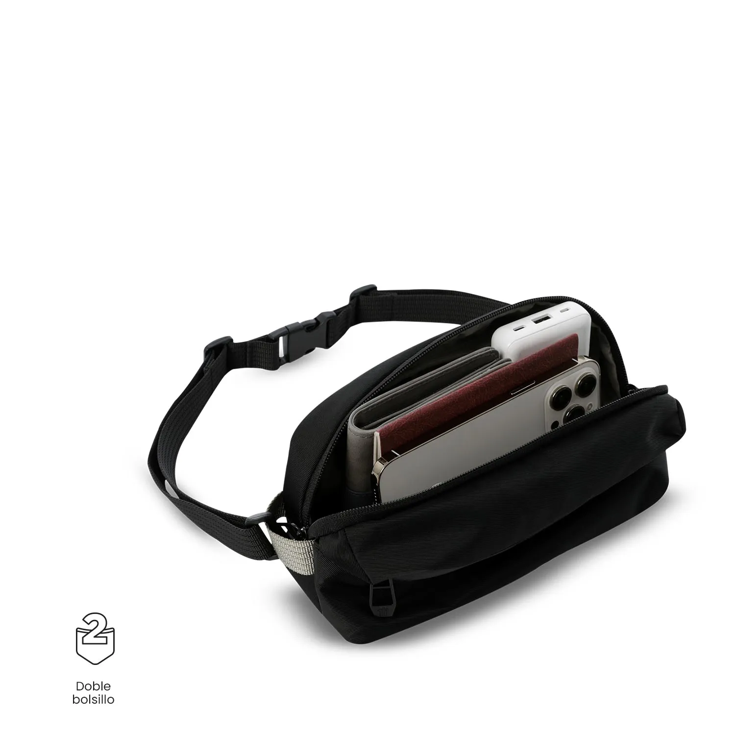 CANGURO TOTTO DAYTONA - NEGRO - Imagen 4