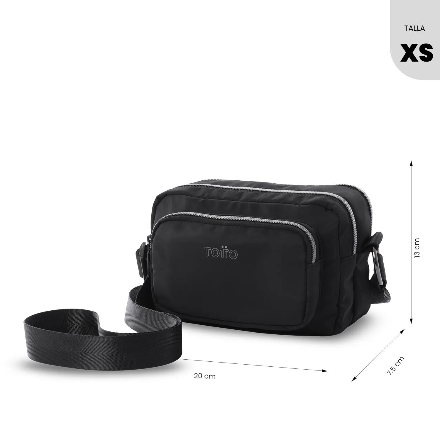 BOLSO TOTTO FUNTY 3.0 2 EN 1 - NEGRO - Imagen 2