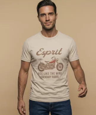 CAMISETA ESPRIT HOMBRE - CUELLO REDONDO