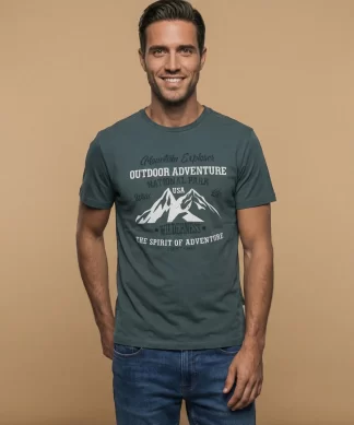 CAMISETA ESPRIT HOMBRE - CUELLO REDONDO