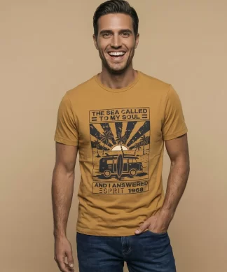CAMISETA ESPRIT HOMBRE - CUELLO REDONDO