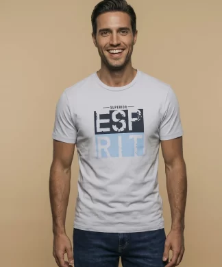 CAMISETA ESPRIT HOMBRE - CUELLO REDONDO