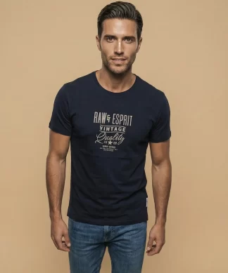 CAMISETA ESPRIT HOMBRE - CUELLO REDONDO