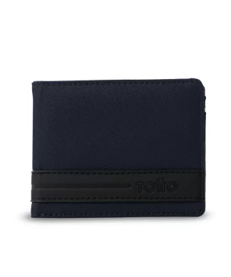 BILLETERA TOTTO NEXUS PEQUEÑA RFID BLOCKER - AZUL