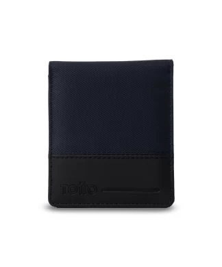 BILLETERA TOTTO NEXUS MEDIANA RFID BLOCKER - AZUL