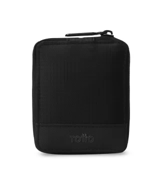 BILLETERA TOTTO WOOD RFID BLOCKER - NEGRO