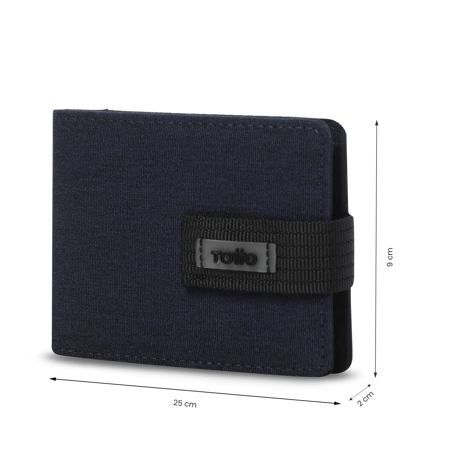 BILLETERA TOTTO GOBI RFID BLOCKER - AZUL - Imagen 2
