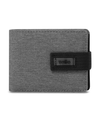 BILLETERA TOTTO GOBI RFID BLOCKER - GRIS
