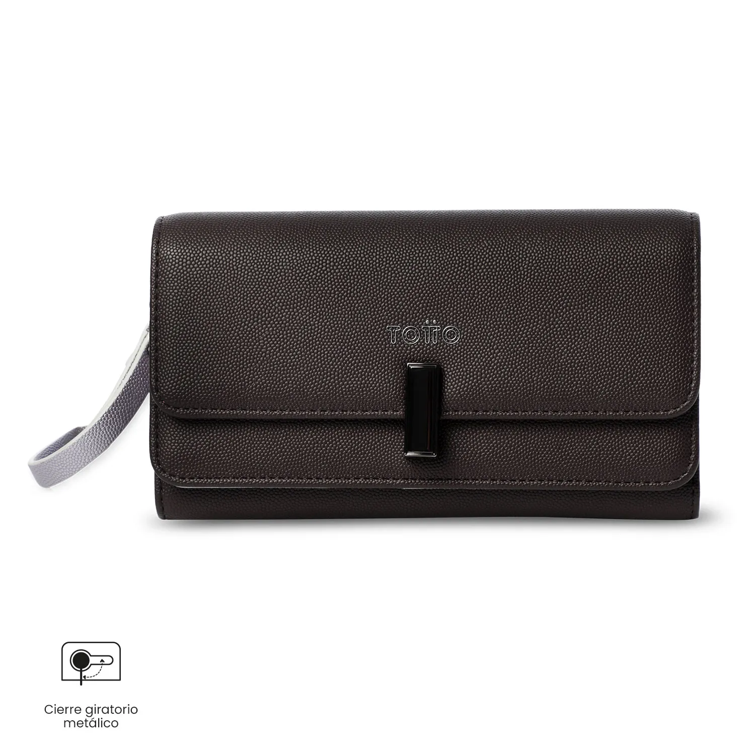 BILLETERA TOTTO SOUL RFID BLOCKER - CAFE