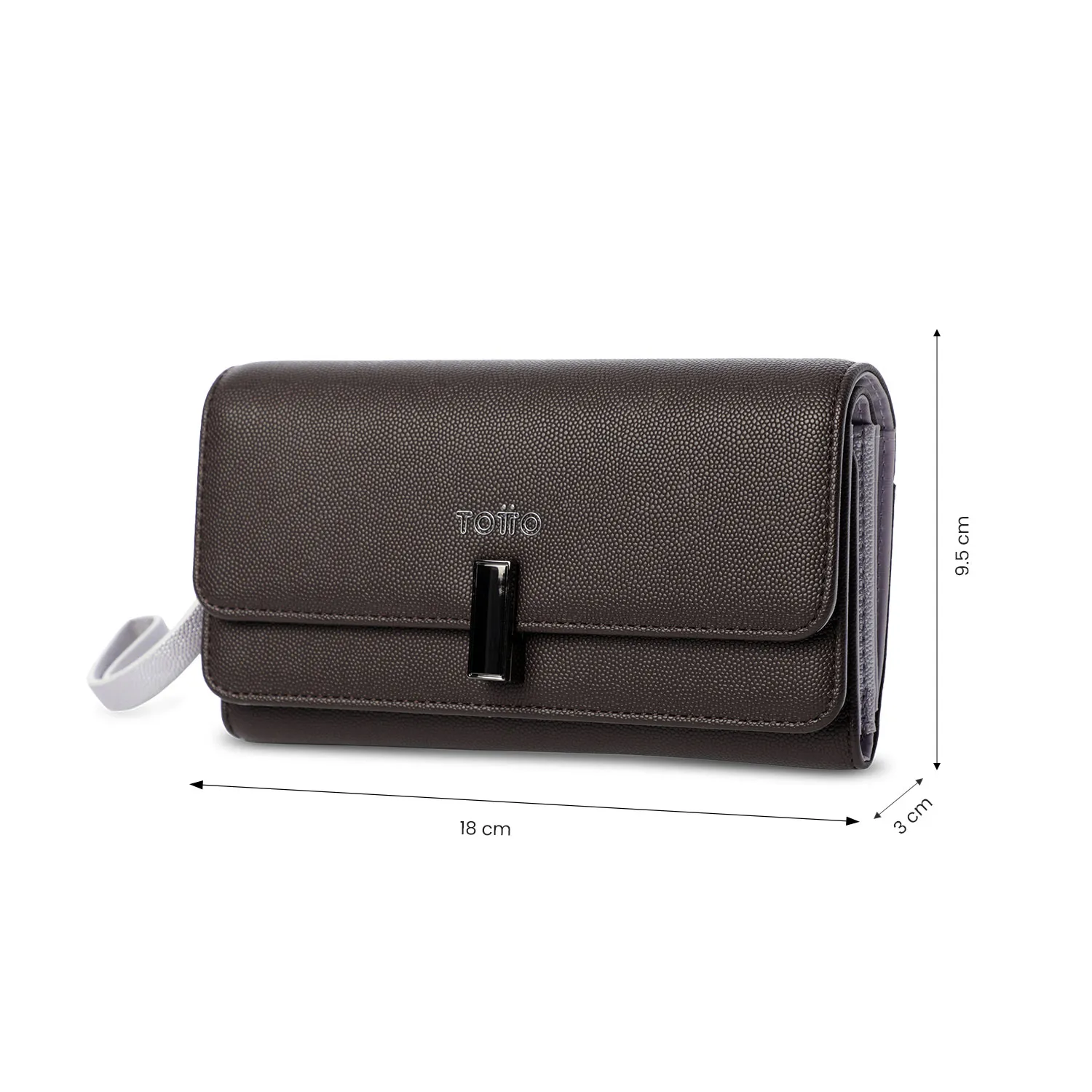 BILLETERA TOTTO SOUL RFID BLOCKER - CAFE - Imagen 2