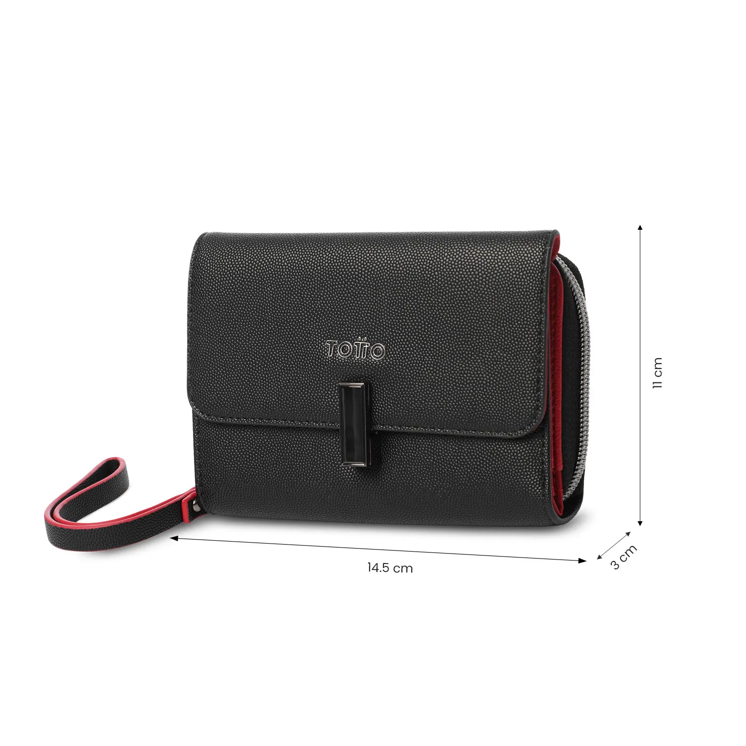 BILLETERA TOTTO SOUL RFID BLOCKER - NEGRO - Imagen 2