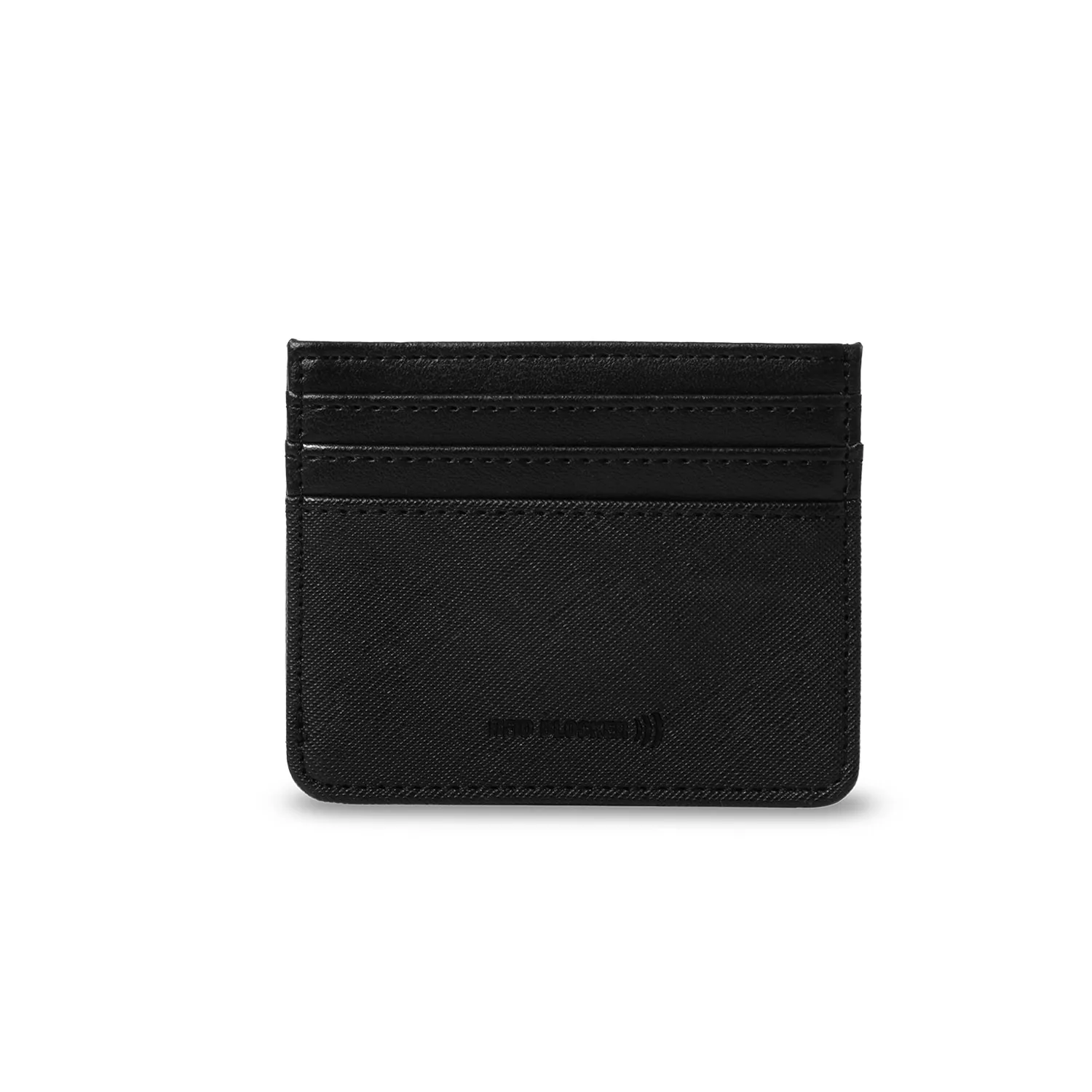 PORTADOCUMENTOS TOTTO SAFFIANO 2 RFID BLOCKER - NEGRO - Imagen 5