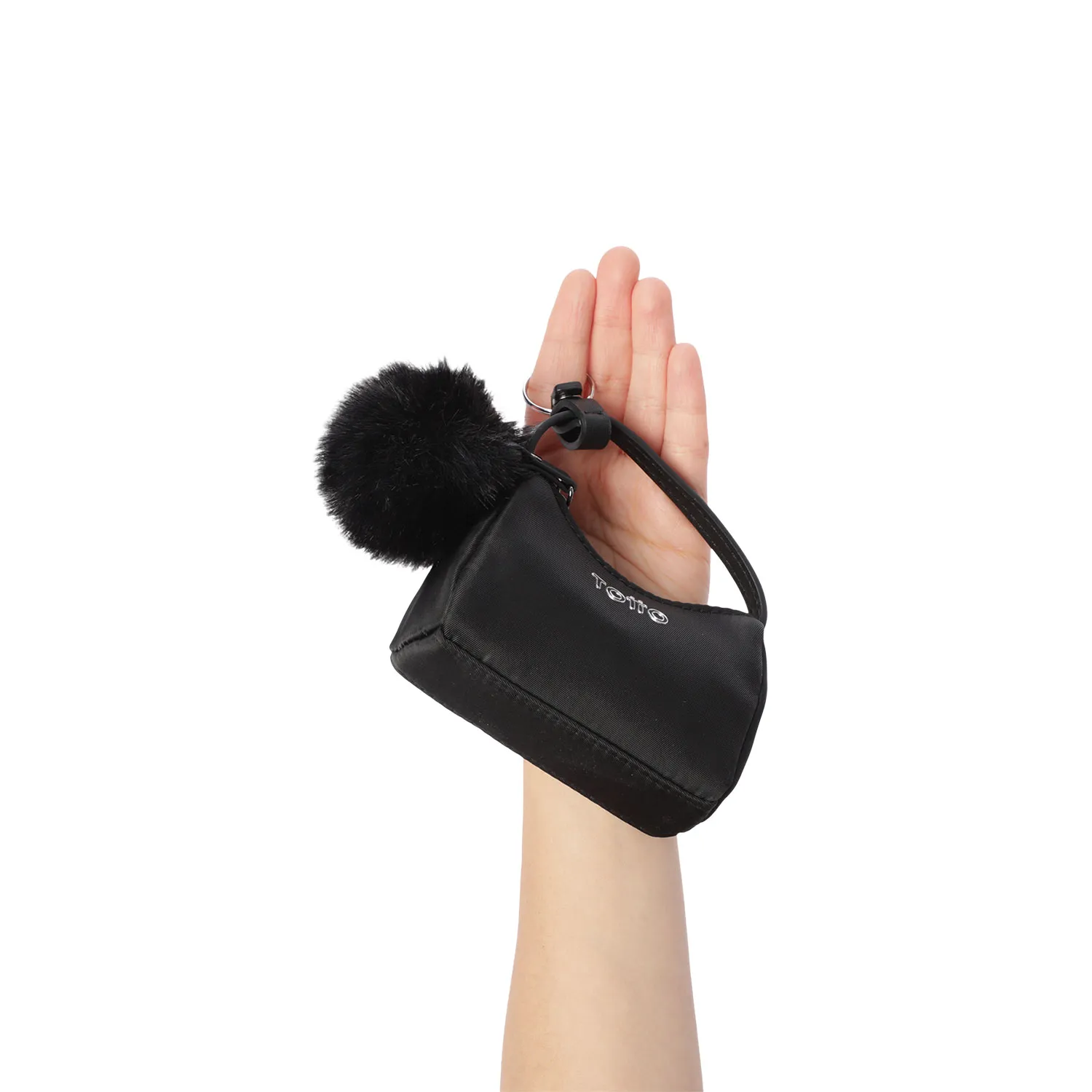 LLAVERO MONEDERO TOTTO ADELAIDE CHARM - NEGRO - Imagen 3