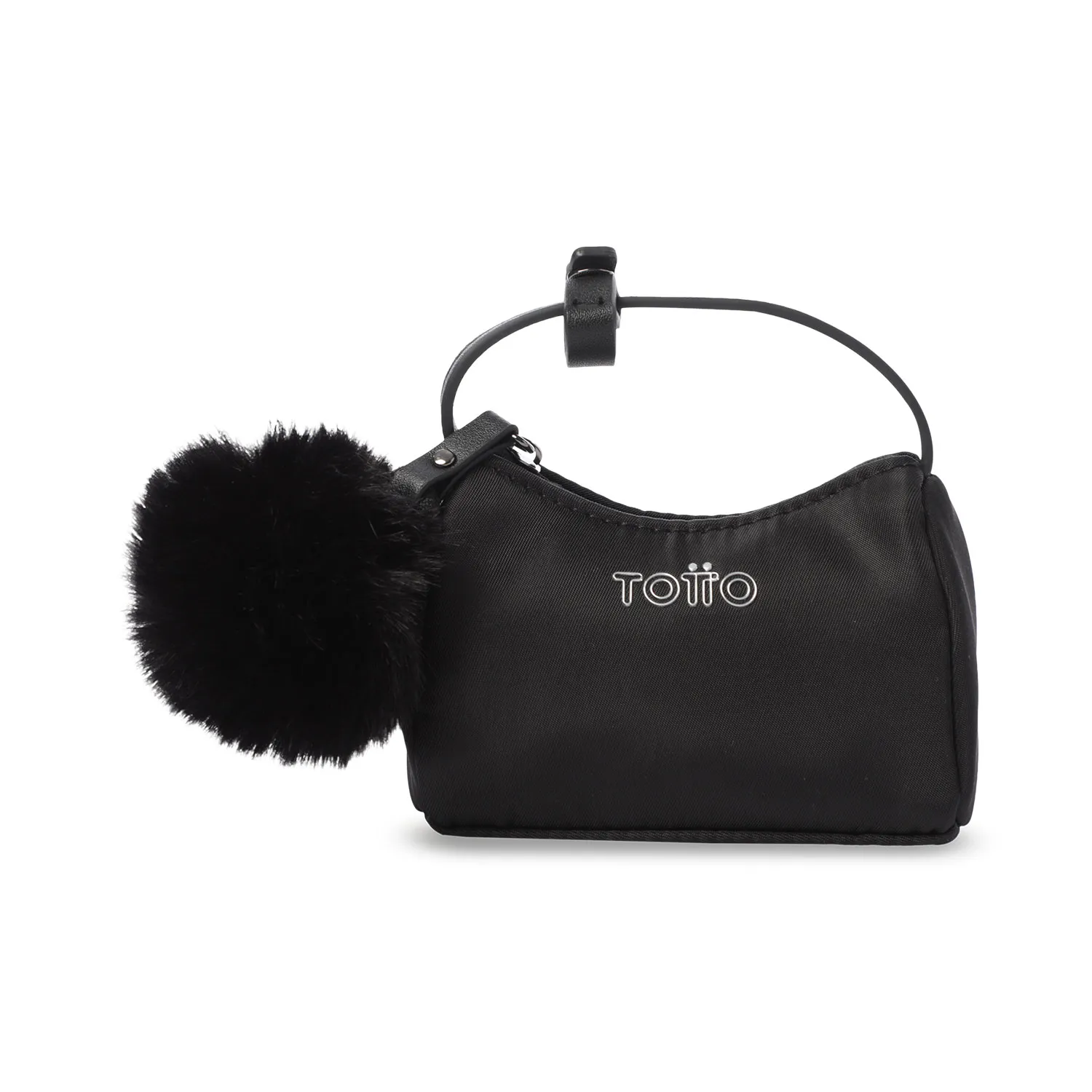 LLAVERO MONEDERO TOTTO ADELAIDE CHARM - NEGRO