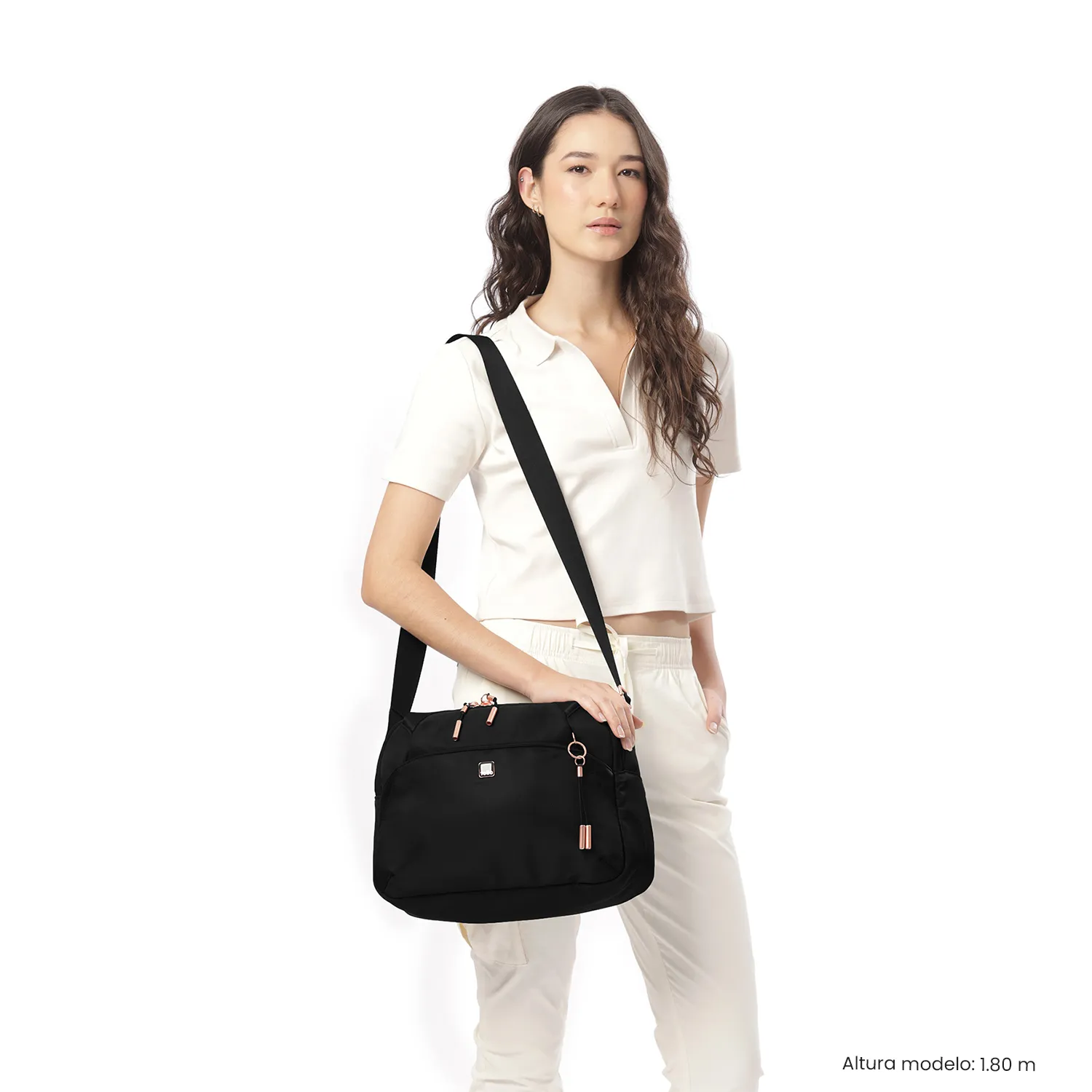 BOLSO TOTTO ROXANNE - NEGRO - Imagen 3