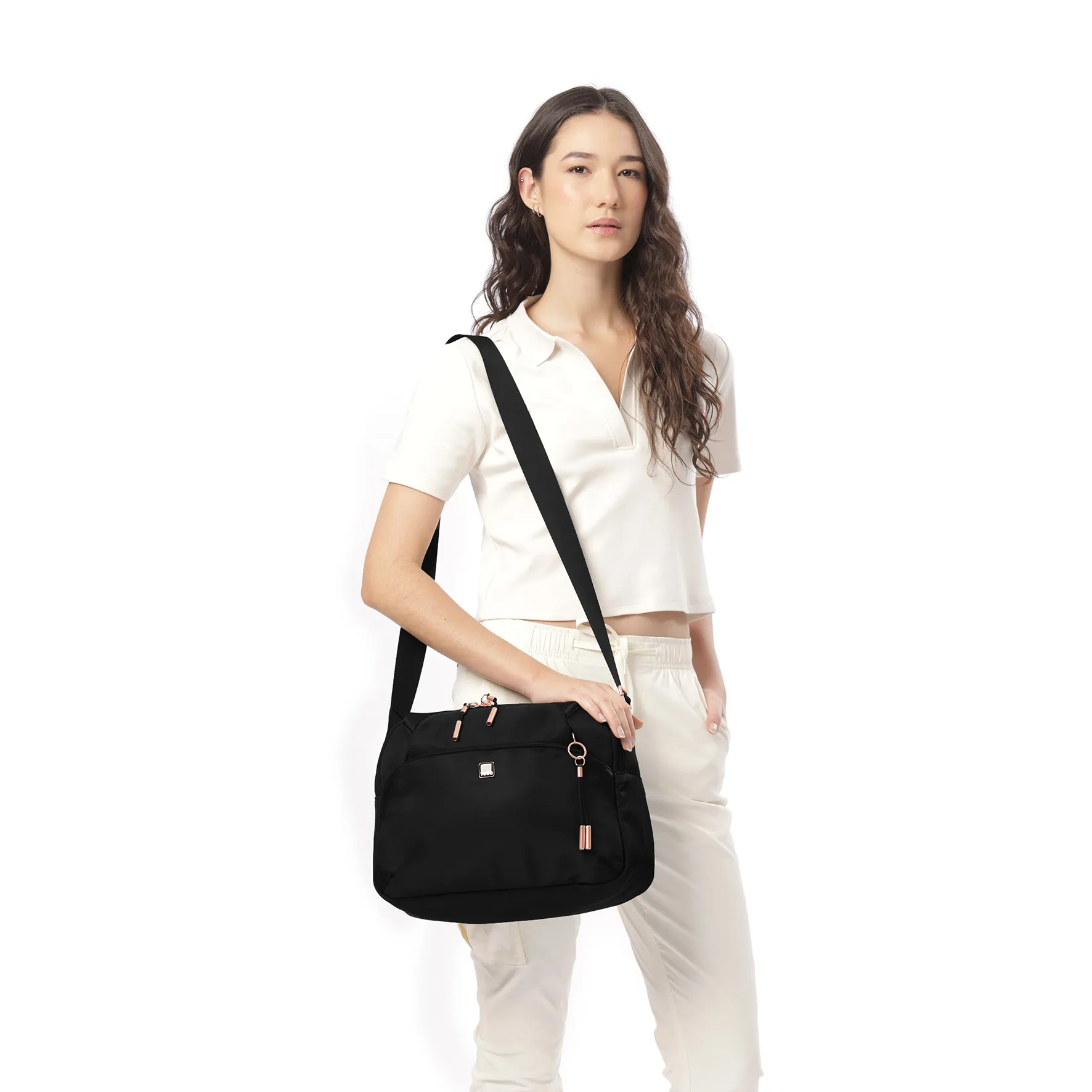 BOLSO TOTTO ROXANNE - NEGRO - Imagen 8