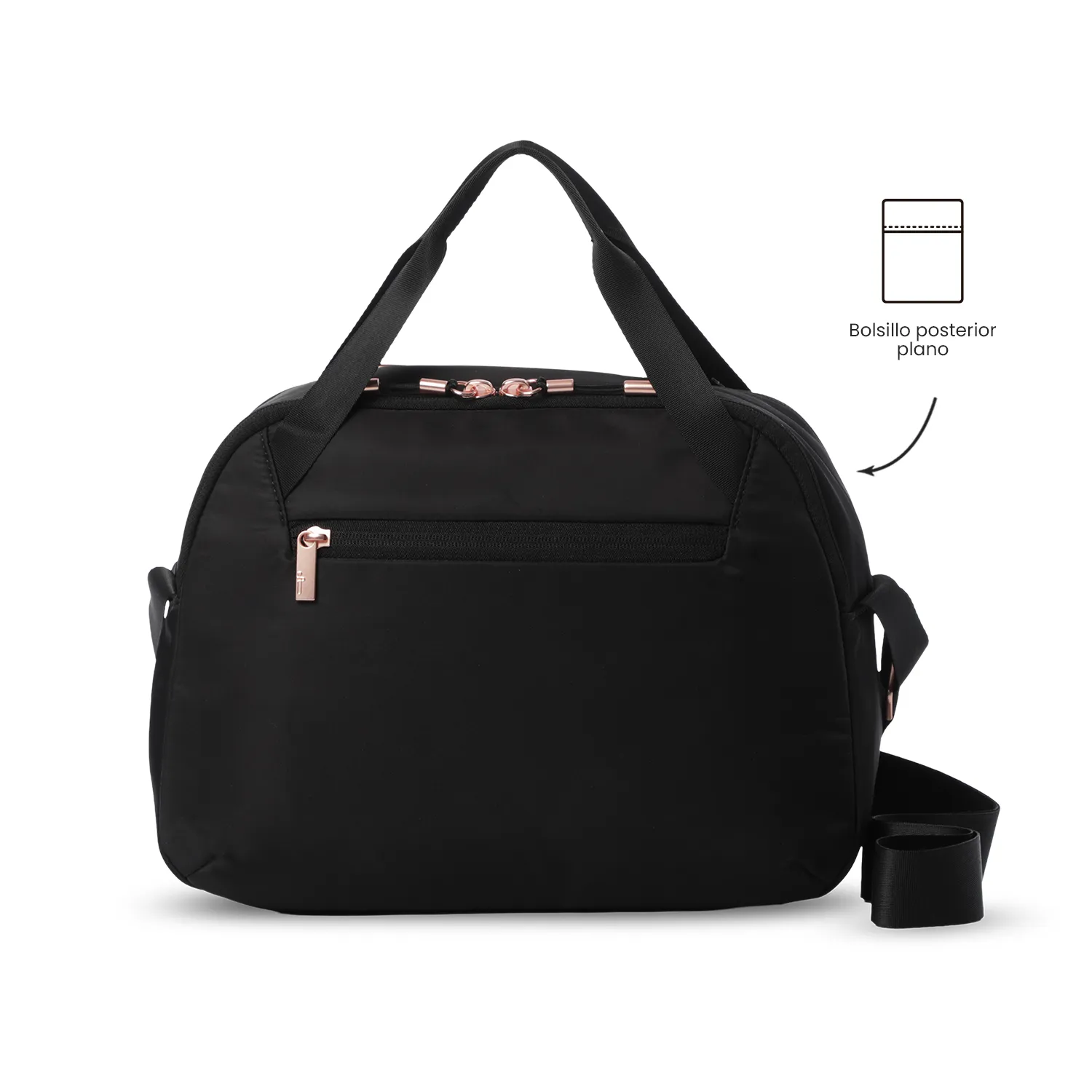 BOLSO TOTTO ROXANNE - NEGRO - Imagen 7