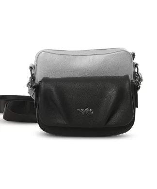 BOLSO TOTTO SOUL 2 EN 1 - NEGRO/GRIS