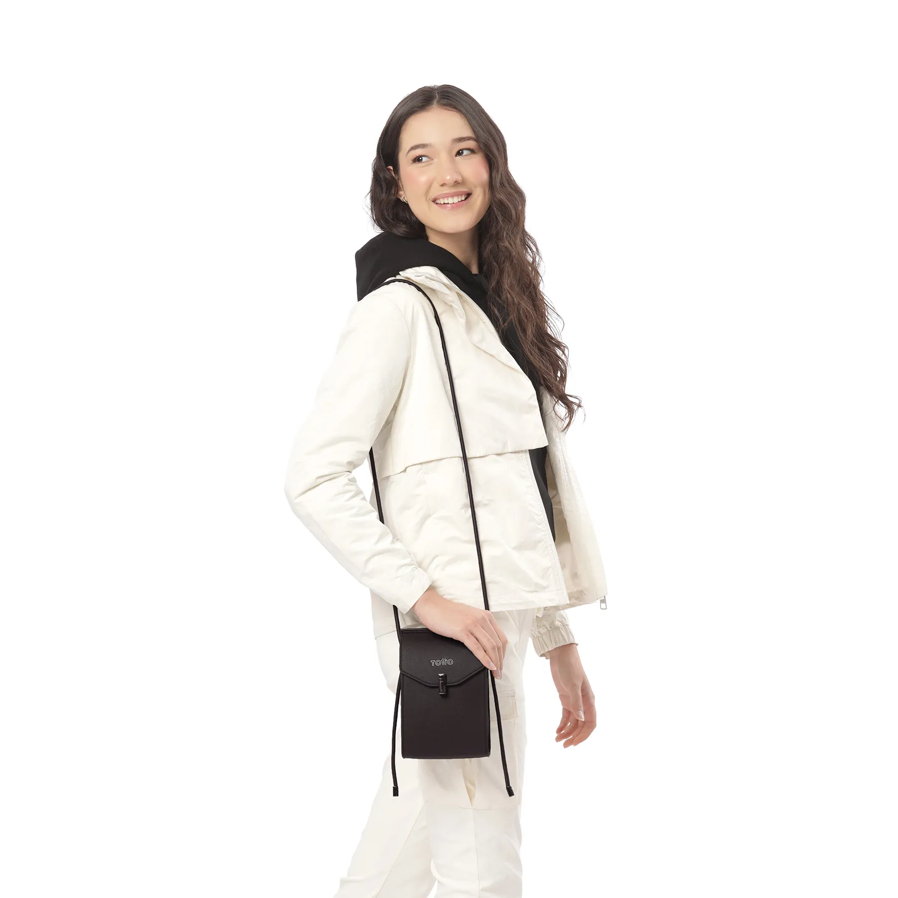 BOLSO TOTTO SOUL SMOOTH - CAFE - Imagen 6